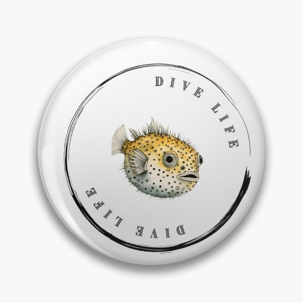 Item preview, Scuba diver, puffer fish, all profit supports ocean conservation  designed and sold by seekingclarity.