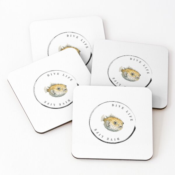 Item preview, Scuba diver, puffer fish, all profit supports ocean conservation  designed and sold by seekingclarity.