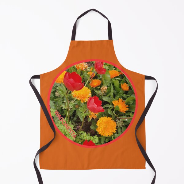 Item preview, Floral Orange and Red Lovelies by Wagonesta  designed and sold by Wagonesta.