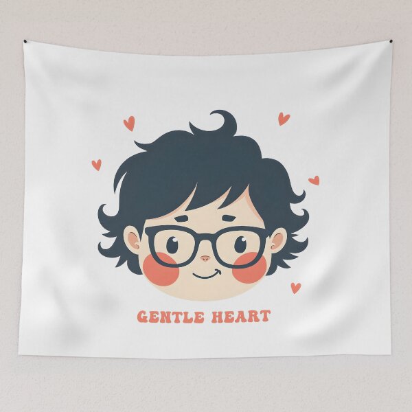 Item preview, Soft Boy Gentle Heart designed and sold by Dazzle-Sizzle.