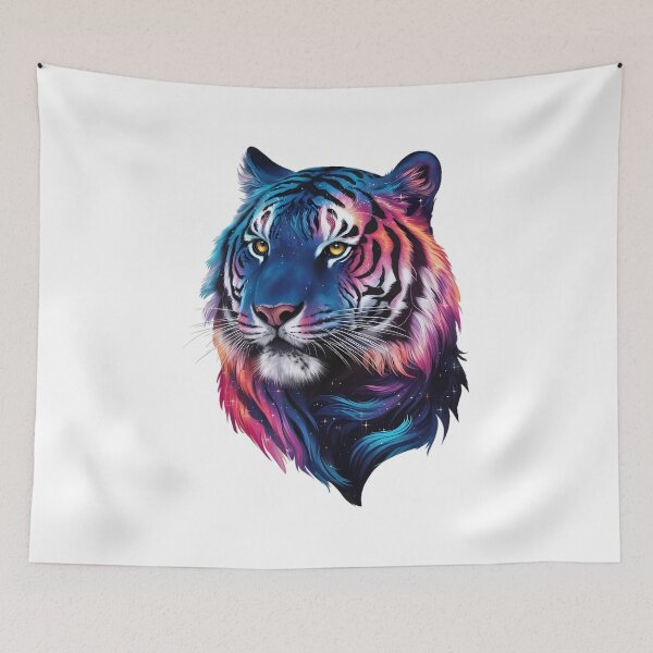 Item preview, Cool Cute Comic Galaxy Tiger designed and sold by PlanetMarker.