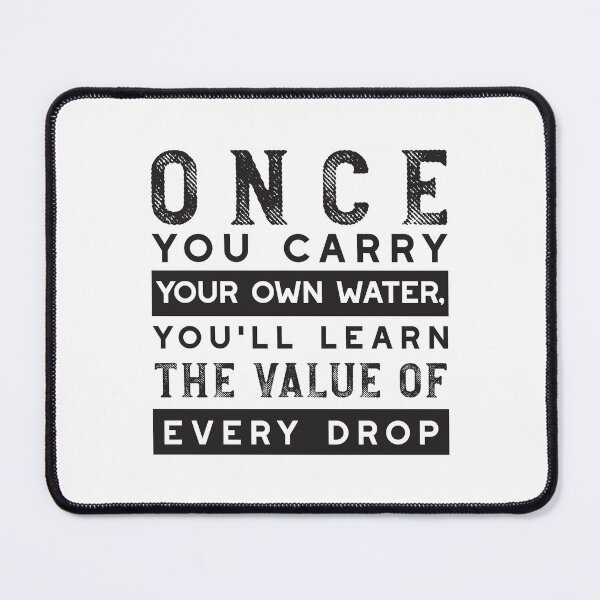 Item preview, Wisdom Quote Design - Value of Every Drop Typography designed and sold by FlinArt.