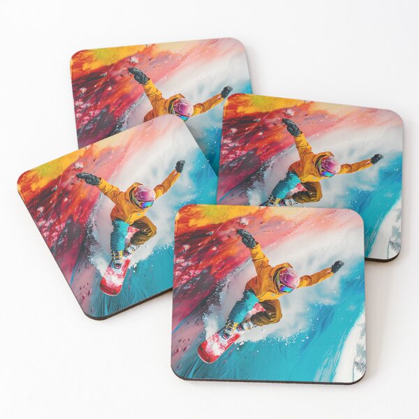 Item preview, Copy of Snowboarding  Art designed and sold by Obsidian Ink by Wilshire.