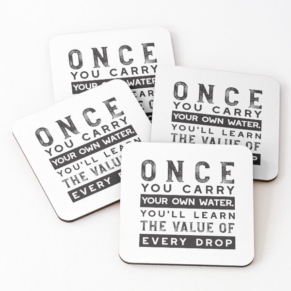 Item preview, Wisdom Quote Design - Value of Every Drop Typography designed and sold by FlinArt.
