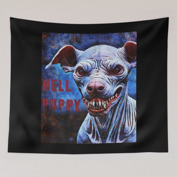 Item preview, Hell Puppy - Scary Little Hellhound designed and sold by Matthew Kinnersly.