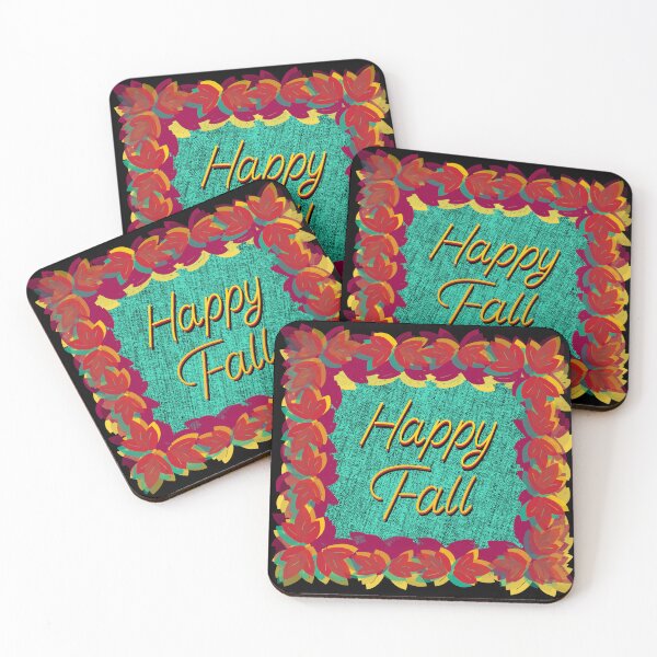 Item preview, Happy Fall - Hand Drawn Colorful Fall Leaves designed and sold by Victoria Rose.