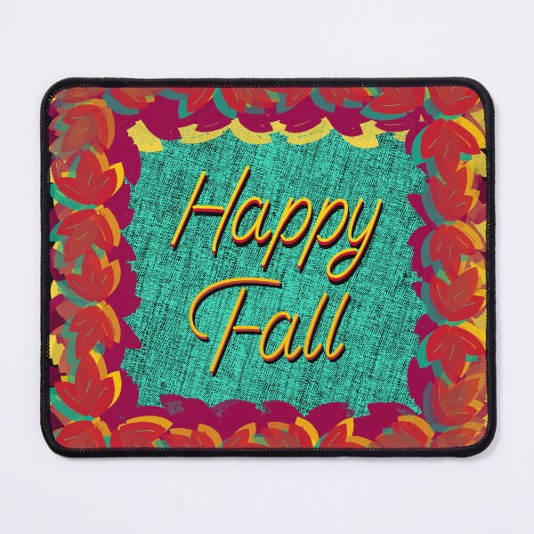 Item preview, Happy Fall - Hand Drawn Colorful Fall Leaves designed and sold by Victoria Rose.