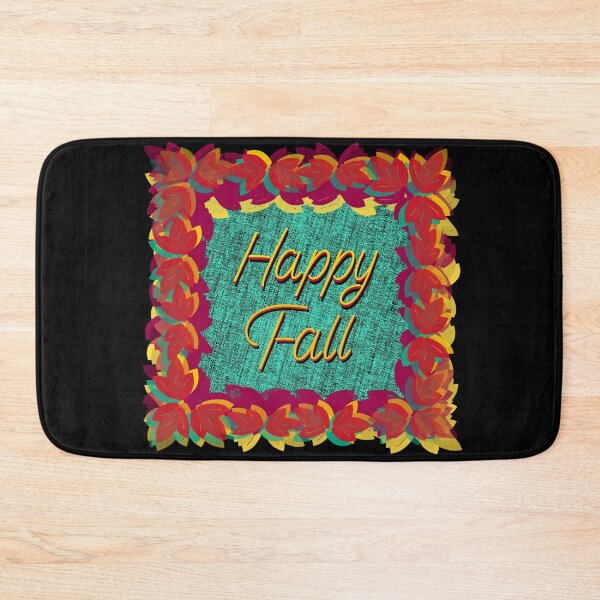 Item preview, Happy Fall - Hand Drawn Colorful Fall Leaves designed and sold by Victoria Rose.