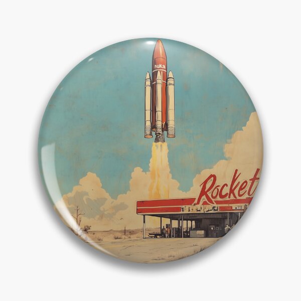 Artikelvorschau, Fallout inspiriert Raketenstart Vintage entworfen und verkauft von MattKaustik.