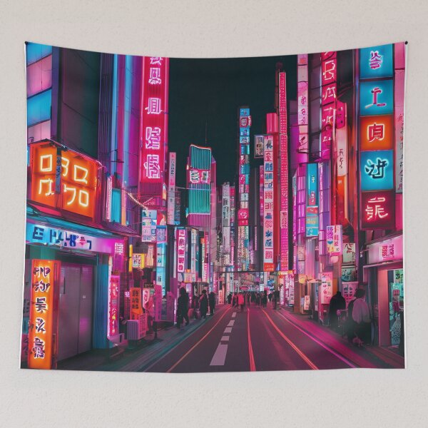 Item preview,  TOKYO JAPAN NEON SHIBUYA STREETS ALLEY  designed and sold by milestotreasure.