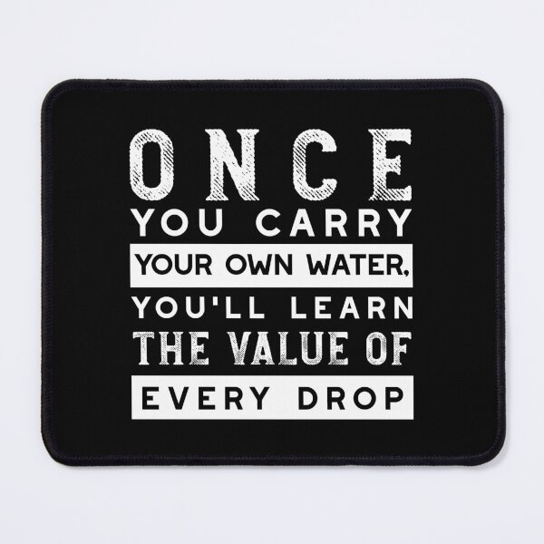 Item preview, Motivational Quote Design - Value of Every Drop Typography designed and sold by FlinArt.