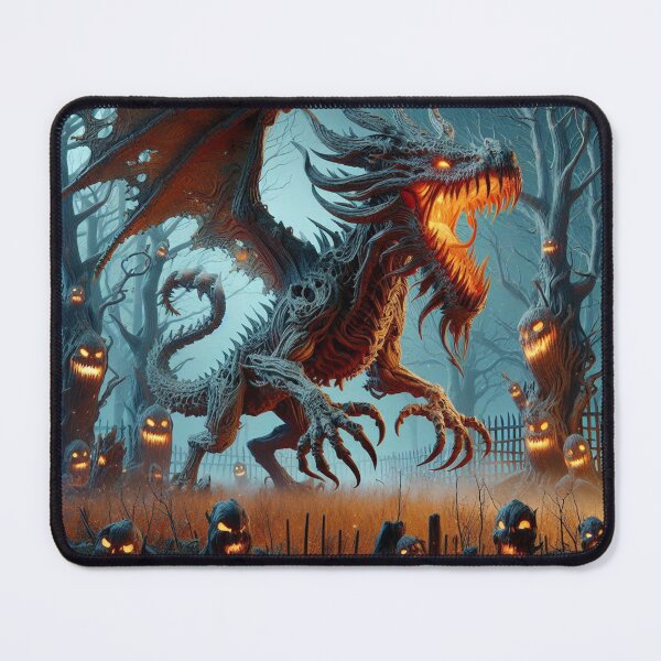 Item preview, Haunted Dragon at the Living Tree Gates designed and sold by Xsquilax.