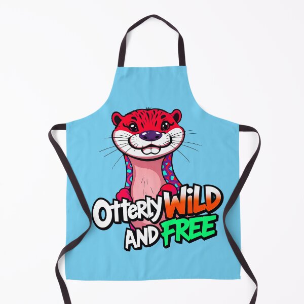 Item preview, Otterly Wild And Free Cute Otter Quote designed and sold by TheArtOfPat.