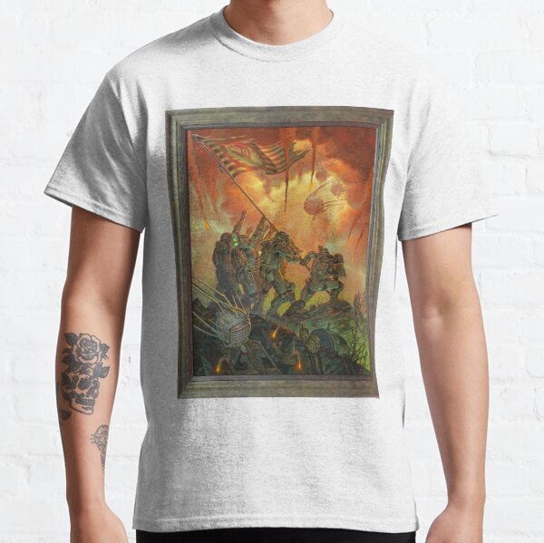 Fallout Brotherhood of Steel Victory Fan Art Poster Classic T-Shirt