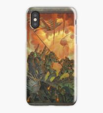 Fallout Brotherhood of Steel Victory Fan Art Poster iPhone Case