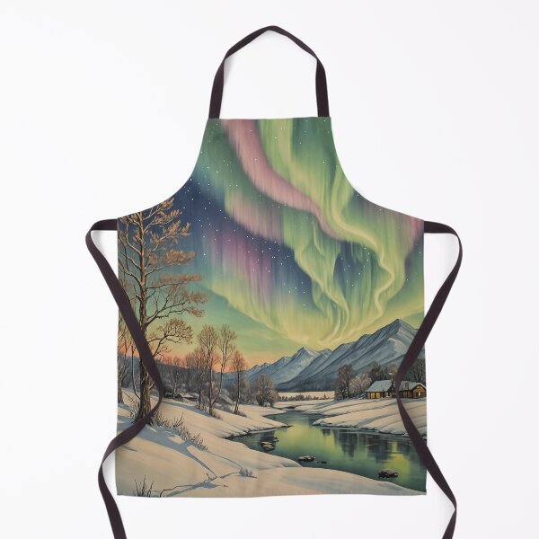 Item preview, Celestial Dance Above a Winter Wonderland designed and sold by Lizetteh.