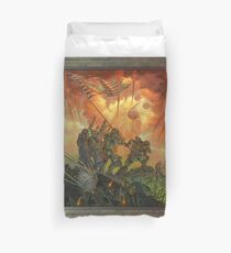 Fallout Brotherhood of Steel Victory Fan Art Poster Duvet Cover