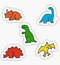Dinosaurs Primary Colours Sticker