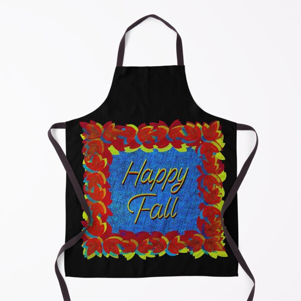 Item preview, Stained Glass Happy Fall - Hand Drawn Colorful Fall Leaves designed and sold by Victoria Rose.