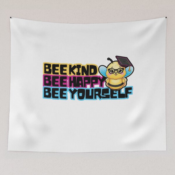 Item preview, BEE KIND, BEE HAPPY, BEE YOURSELF designed and sold by Canvations.