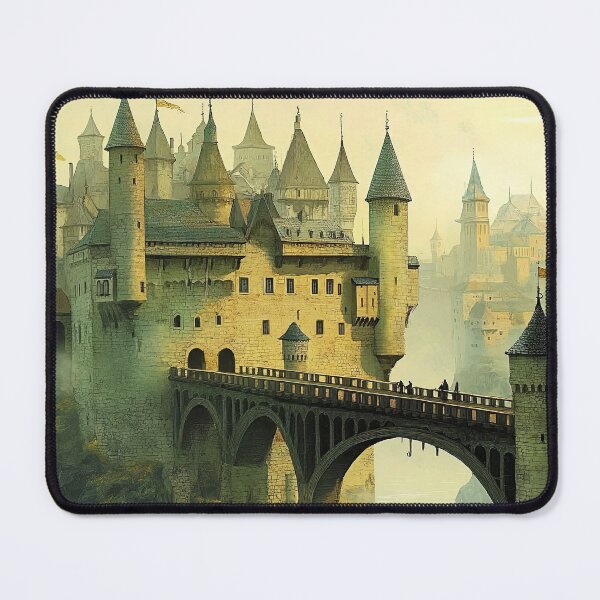 Item preview, Misty Morn at the Medieval Keep designed and sold by Pei-Kang Hsu.