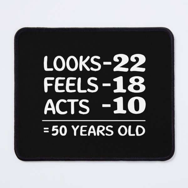 Item preview, 50th Birthday Milestone Age Humor Youthful Celebration Gift fifty designed and sold by w1ckerman.