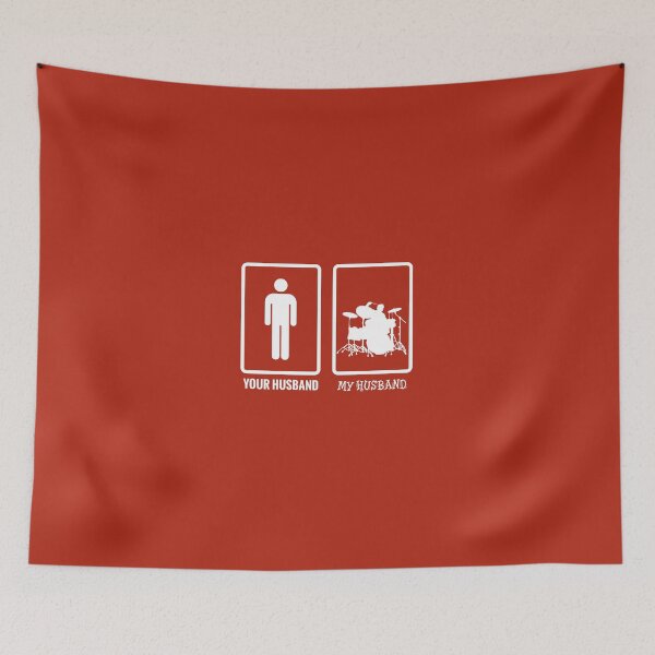 Item preview, Your Husband vs My Drummer Husband designed and sold by redkent.