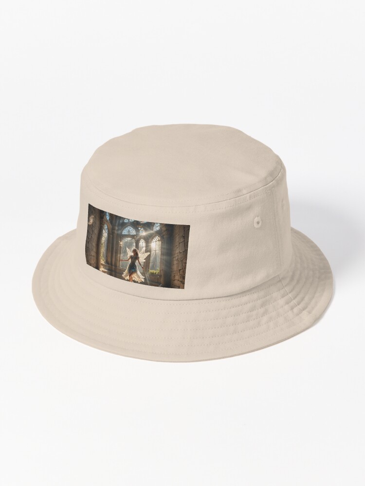Thumbnail 1 of 6, Bucket Hat, Fariy in a Castle designed and sold by LenCarol.