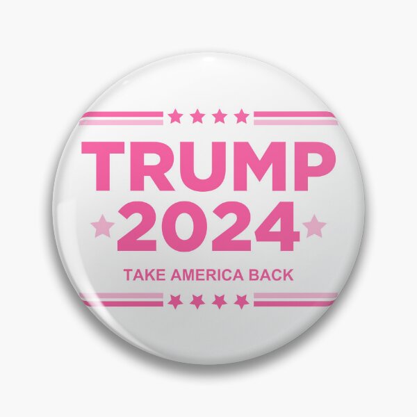 Item preview, Pink Trump 2024 Take America Back Sticker designed and sold by on-brand.