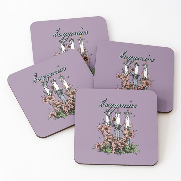 Artikelvorschau, Drei Kerzen und Blumen Boygenius Vintage Design entworfen und verkauft von aestheticqueen.