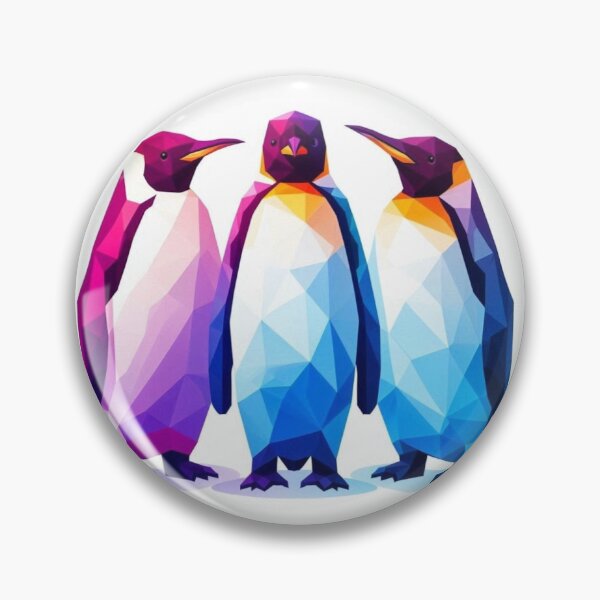 Item preview, Poly Penguins - Bi Pride, Pan Pride designed and sold by KushBooksLLC.
