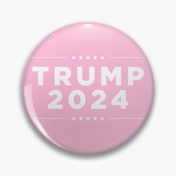 Item preview, Cute Pink Trump 2024 Republican Political Sticker designed and sold by on-brand.