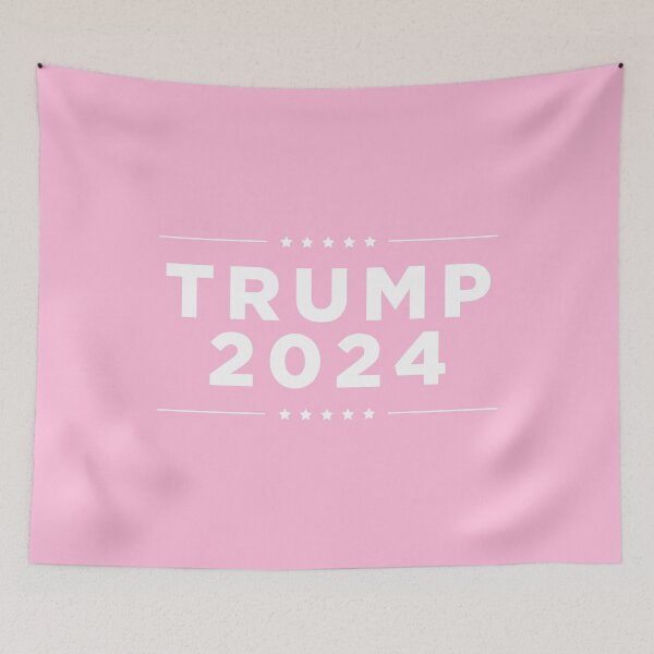 Item preview, Cute Pink Trump 2024 Republican Political Sticker designed and sold by on-brand.