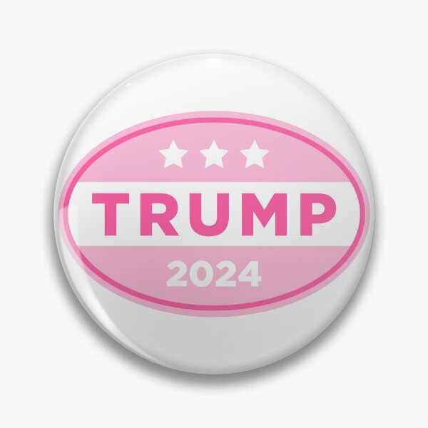 Item preview, Cute Pink Trump 2024 Republican Political Sticker designed and sold by on-brand.