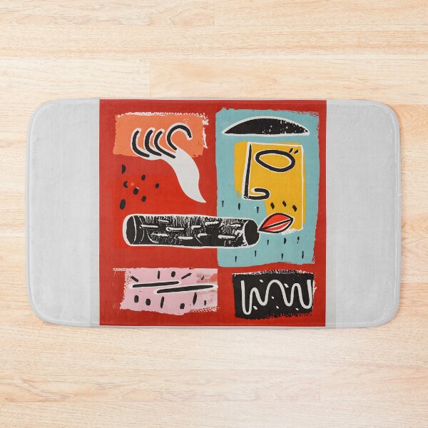 Item preview, Abstract Surreal Fusion of Bold Colors and Fragmented Forms in Cigar and Smoke - Modern Art with Dynamic Energy designed and sold by OlfactoART Studio.