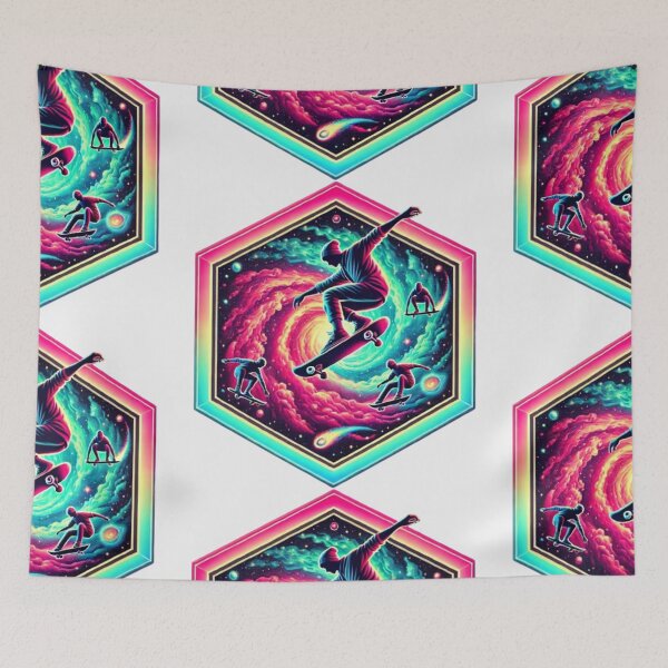 Item preview, Nebula Skateboard Spin designed and sold by WildVista.