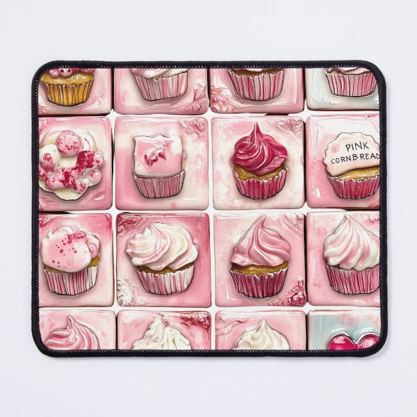 Item preview, PINK CORNBREAD BAKERY : CUPCAKE TILE  designed and sold by Zen Candy 3000 Travis Nicholas Zariwny.