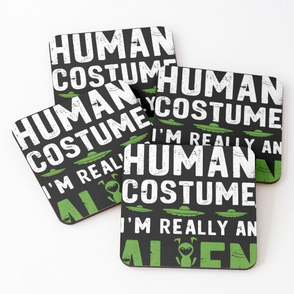 Item preview, This Is My Human Costume I'm Really An Alien designed and sold by KitonicTees.