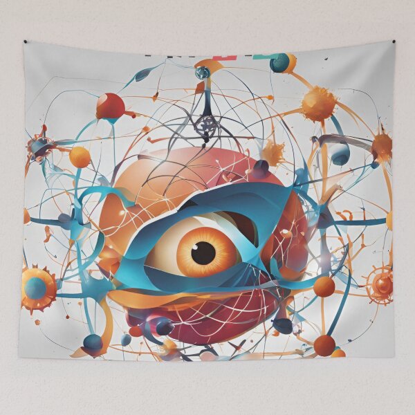 Item preview, Creative Science Design with Eye and TRYKID Logo – Inspiring and Trendsetting Art designed and sold by TRYKID.