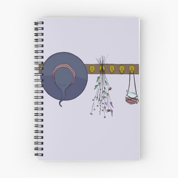 Item preview, A Witch's Coat Rack Illustration, silly Halloween designed and sold by itsgoodjunk.