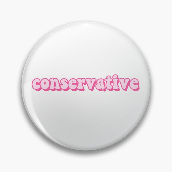 Item preview, Retro Pink Conservative Political Sticker  designed and sold by on-brand.