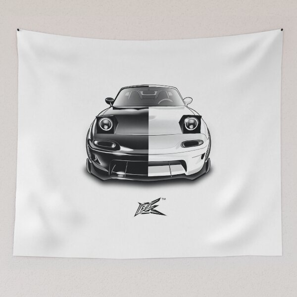 Item preview, mazda miata na first gen black white  designed and sold by NaquashM.