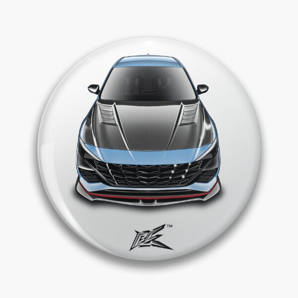 Item preview, hyundai elantra N blue carbon hood  designed and sold by NaquashM.