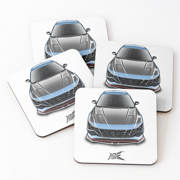 Item preview, hyundai elantra N blue carbon hood  designed and sold by NaquashM.