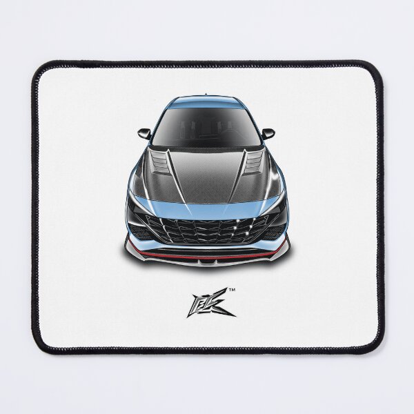 Item preview, hyundai elantra N blue carbon hood  designed and sold by NaquashM.