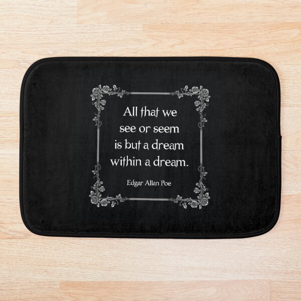 Item preview, Edgar Allan Poe Dream Within a Dream Quote designed and sold by TenebrousRose.