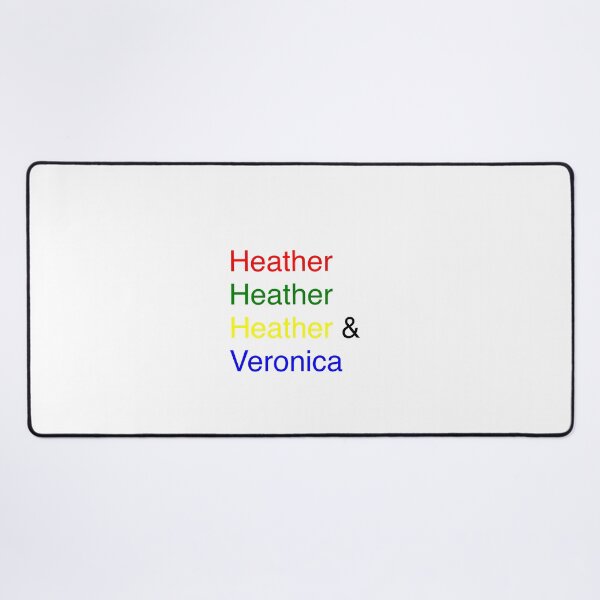 Item preview, Heathers Names (Helvetica colour) designed and sold by BarnabusTheBarmy.
