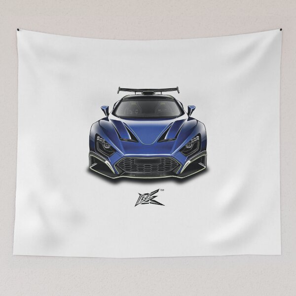 Item preview, zenvo tsr-s deep carbon blue  designed and sold by NaquashM.