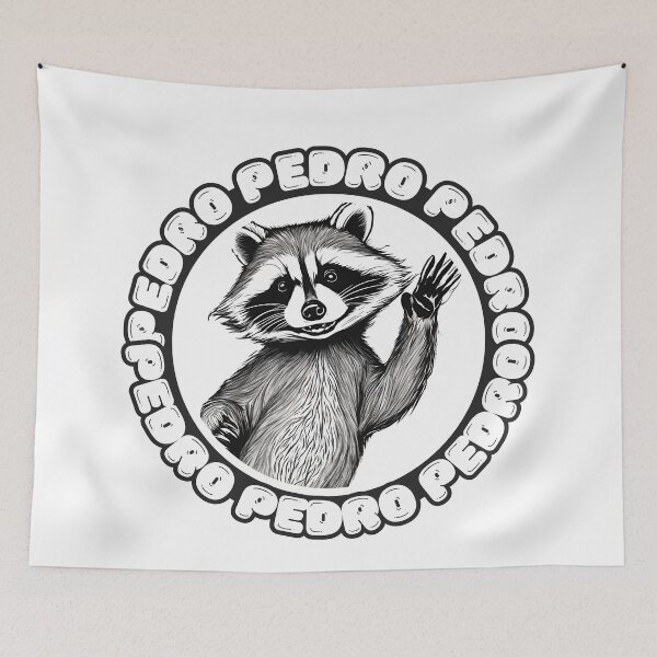 Item preview, Meme de Pedro Pe, el mapache bailando designed and sold by CyberArtistOne.