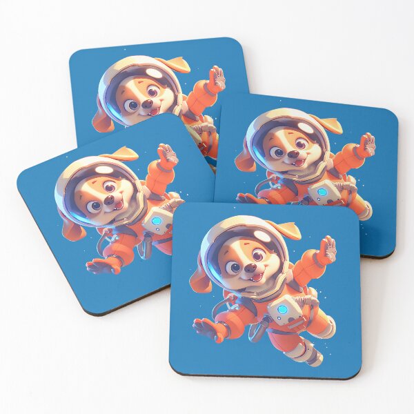 Item preview, Playful 3D Animation of an Adorable Space Dog designed and sold by Windy-market.